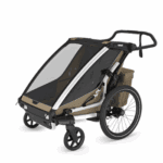 Thule Chariot Cross 2 Double, 1 or 2-seat multisport bike trailer, faded khaki