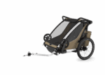 Τρέιλερ ποδηλάτου Thule Chariot Cross 2 Double, 1 or 2-seat multisport bike trailer, faded khaki - Image 5