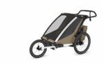 Τρέιλερ ποδηλάτου Thule Chariot Cross 2 Double, 1 or 2-seat multisport bike trailer, faded khaki - Image 2