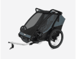 Thule Chariot Cab 2-seat multisport bike trailer, Dark Slate - Image 2